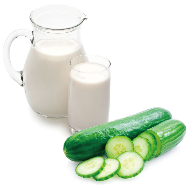 牛乳ときゅうり