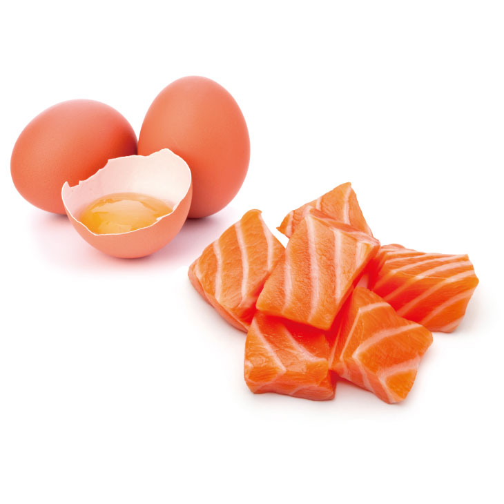 卵と鮭