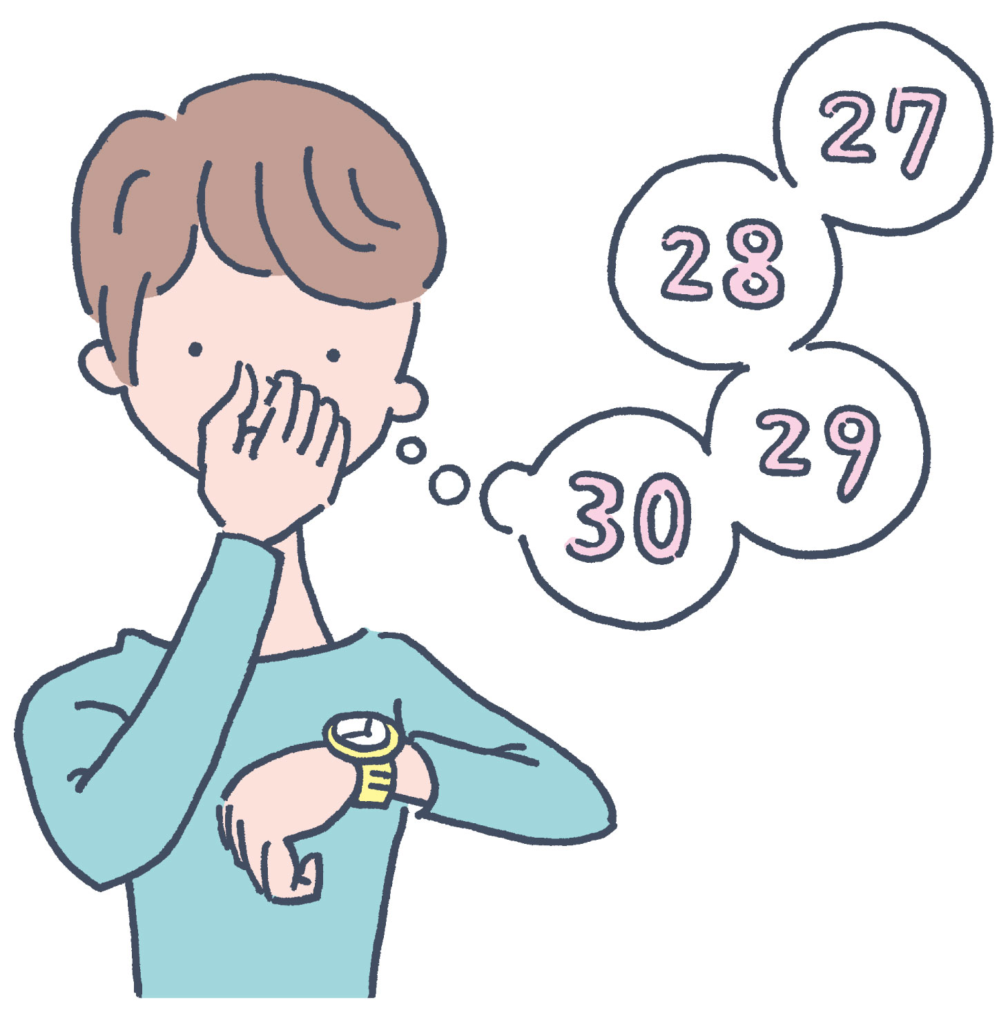 ブレスホールドタイムテスト（30秒息を止められるかチェック）