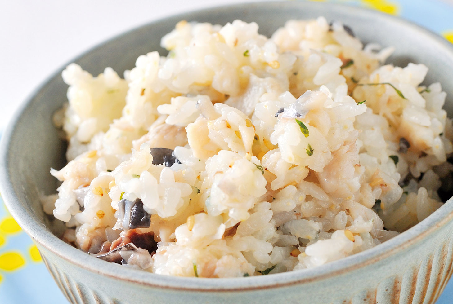 さわらを使った炊かず飯の完成イメージ