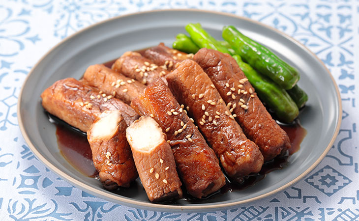 高野豆腐の肉巻き